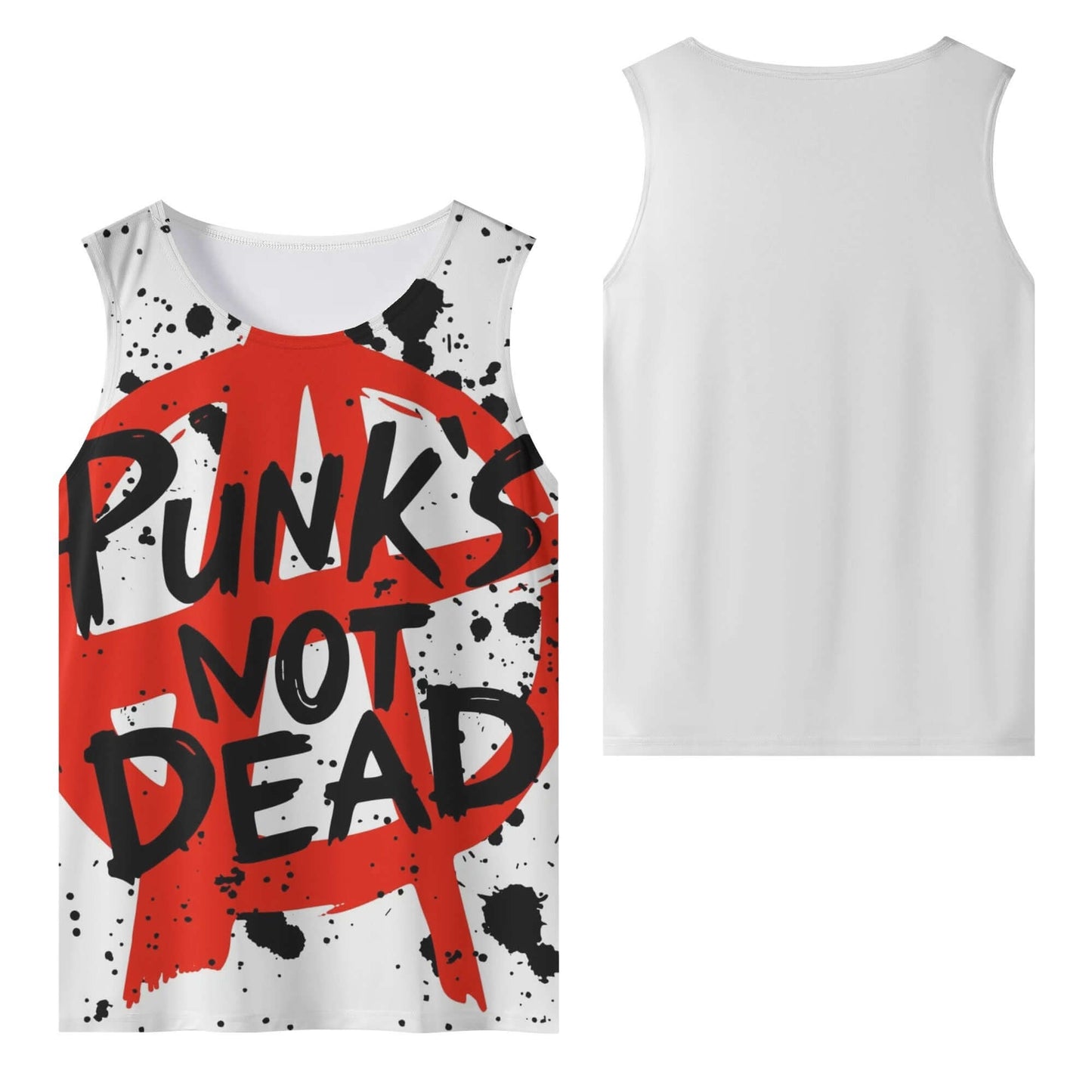 Punks Not Dead Sleeveless Tank Top