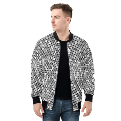 Disco Ball Bomber Jacket