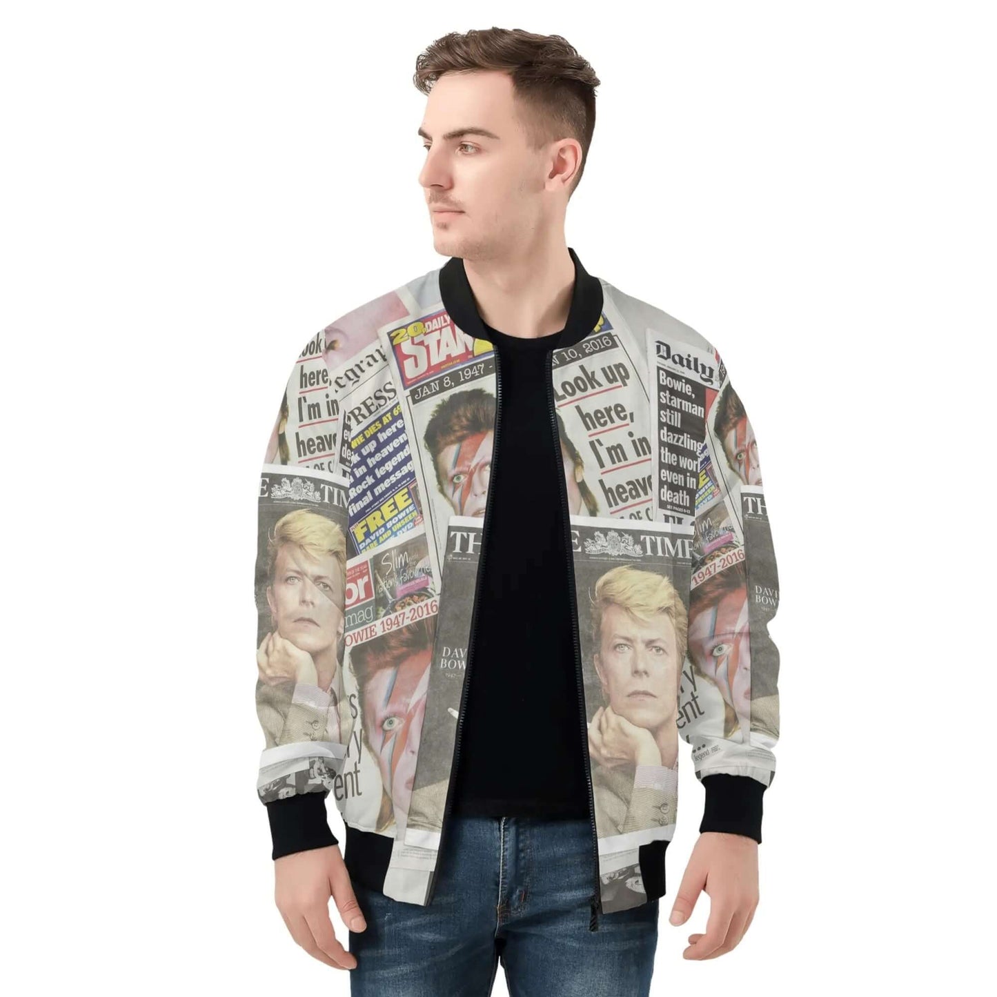 David Bowie Jacket | Unisex Bomber