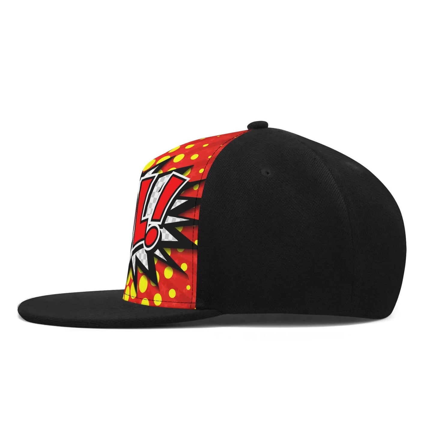 LOL Snapback Hat | Splash Red & Yellow