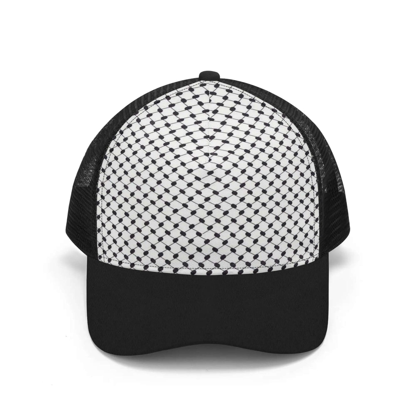 Keffiyeh Trucker Hat | Unisex Mesh Front Print