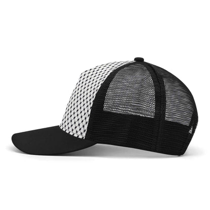 Keffiyeh Trucker Hat | Unisex Mesh Front Print