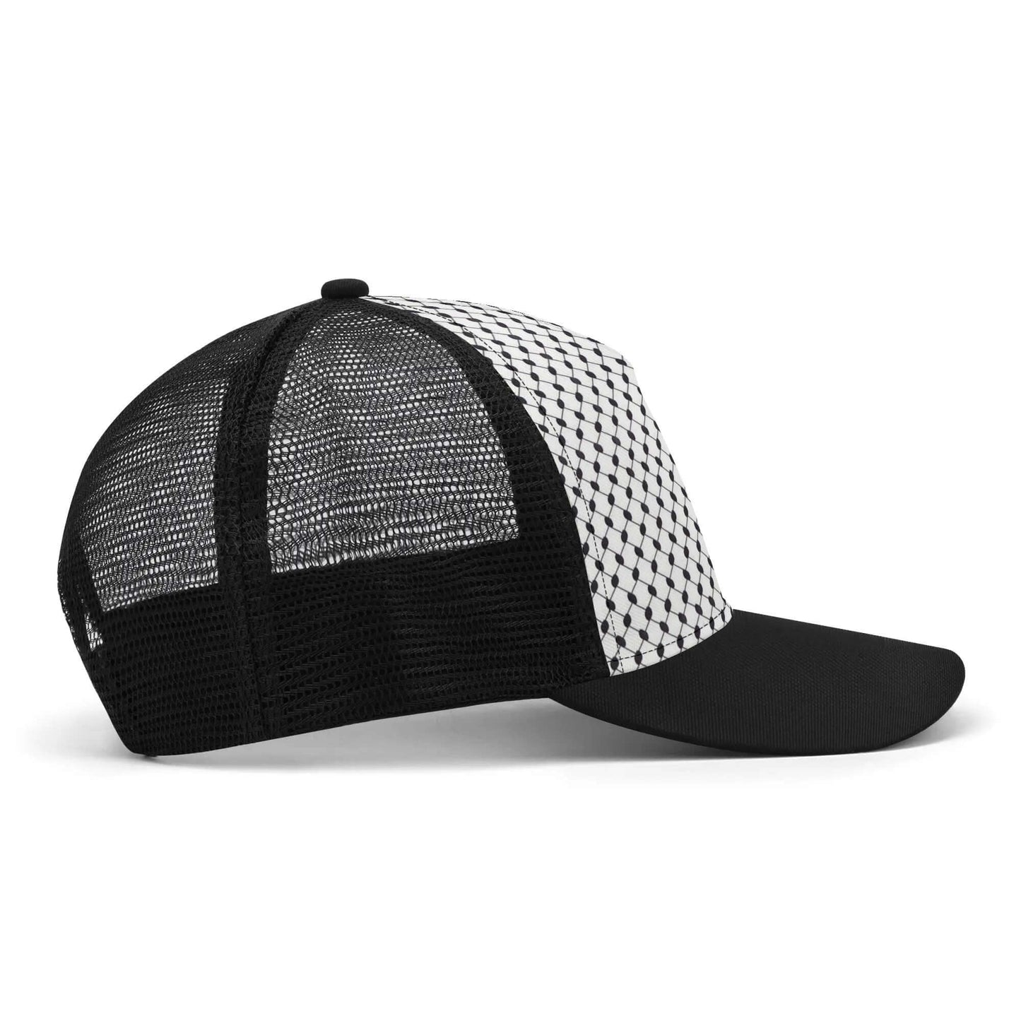 Keffiyeh Trucker Hat | Unisex Mesh Front Print