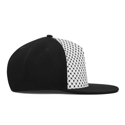 Keffiyeh Snapback | Black & White Cap