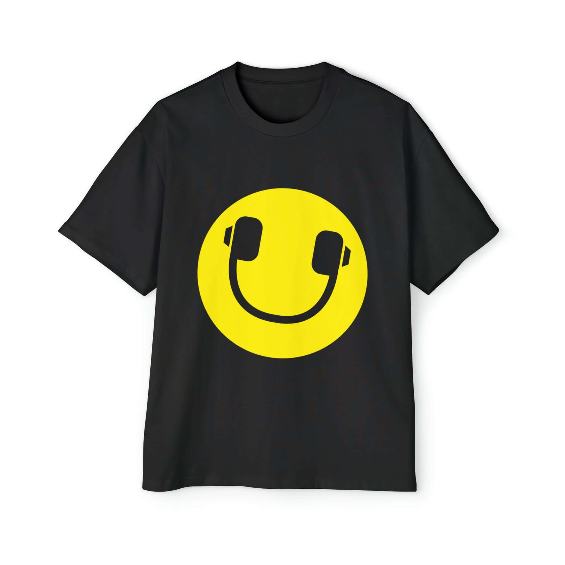 Oversized Tee | Smiling Headphones - Ribooa