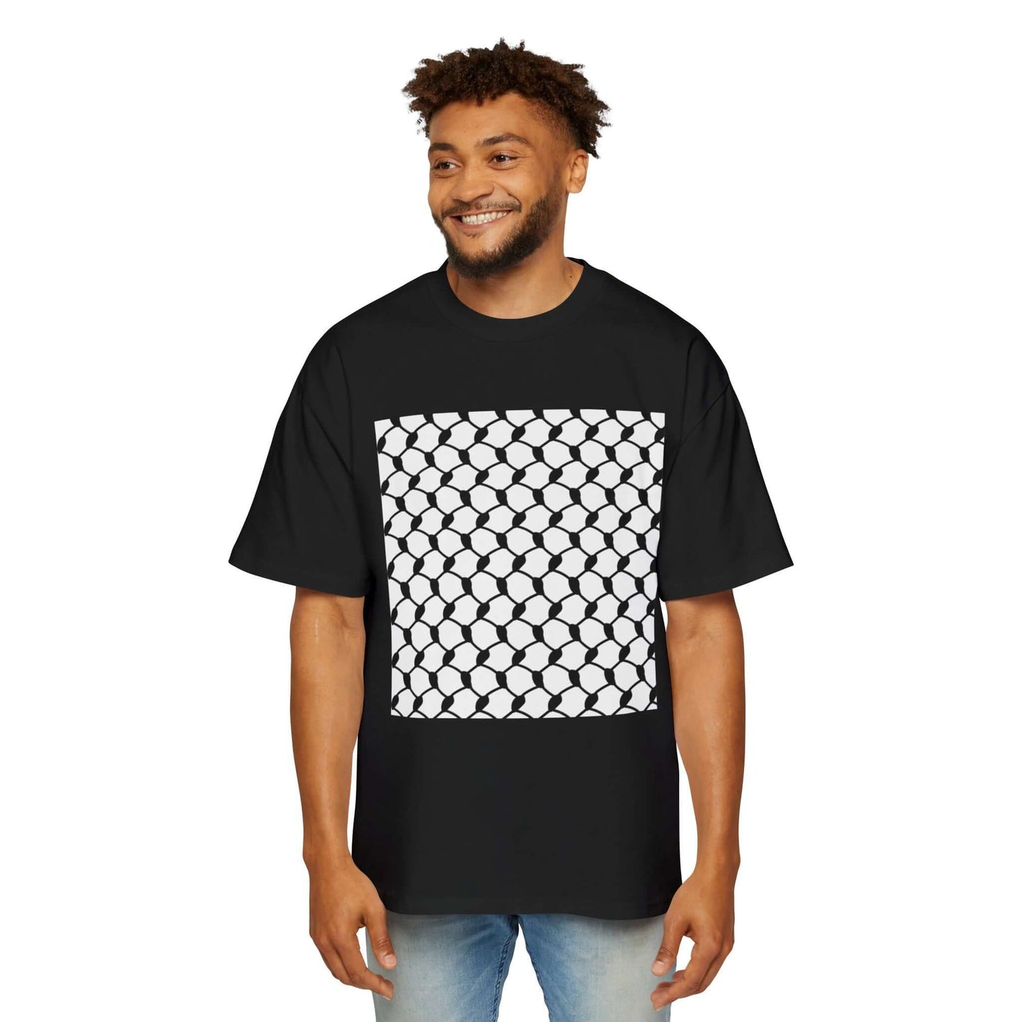 Keffiyeh T - Shirt | Oversized Boxy Fit