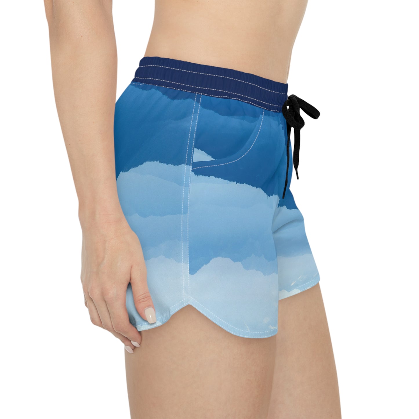 Casual Shorts | Landscape: Blue - Ribooa