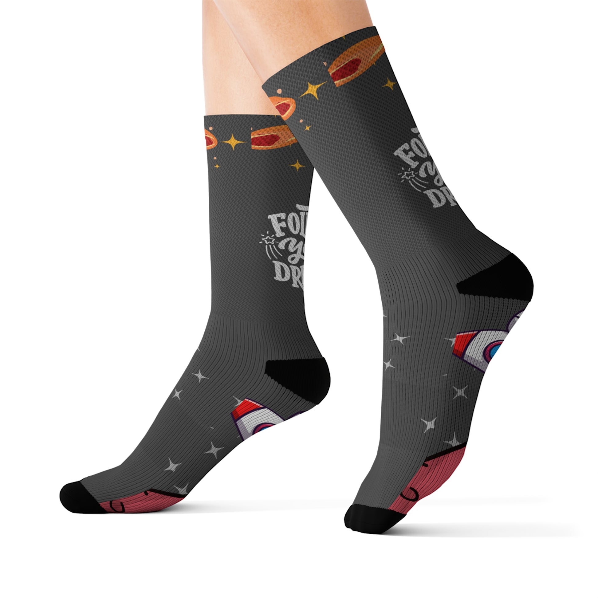 Sublimation Socks | Follow Your Dreams - Ribooa