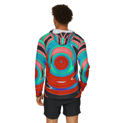 Sports Warmup Hoodie | Red Spiral - Ribooa