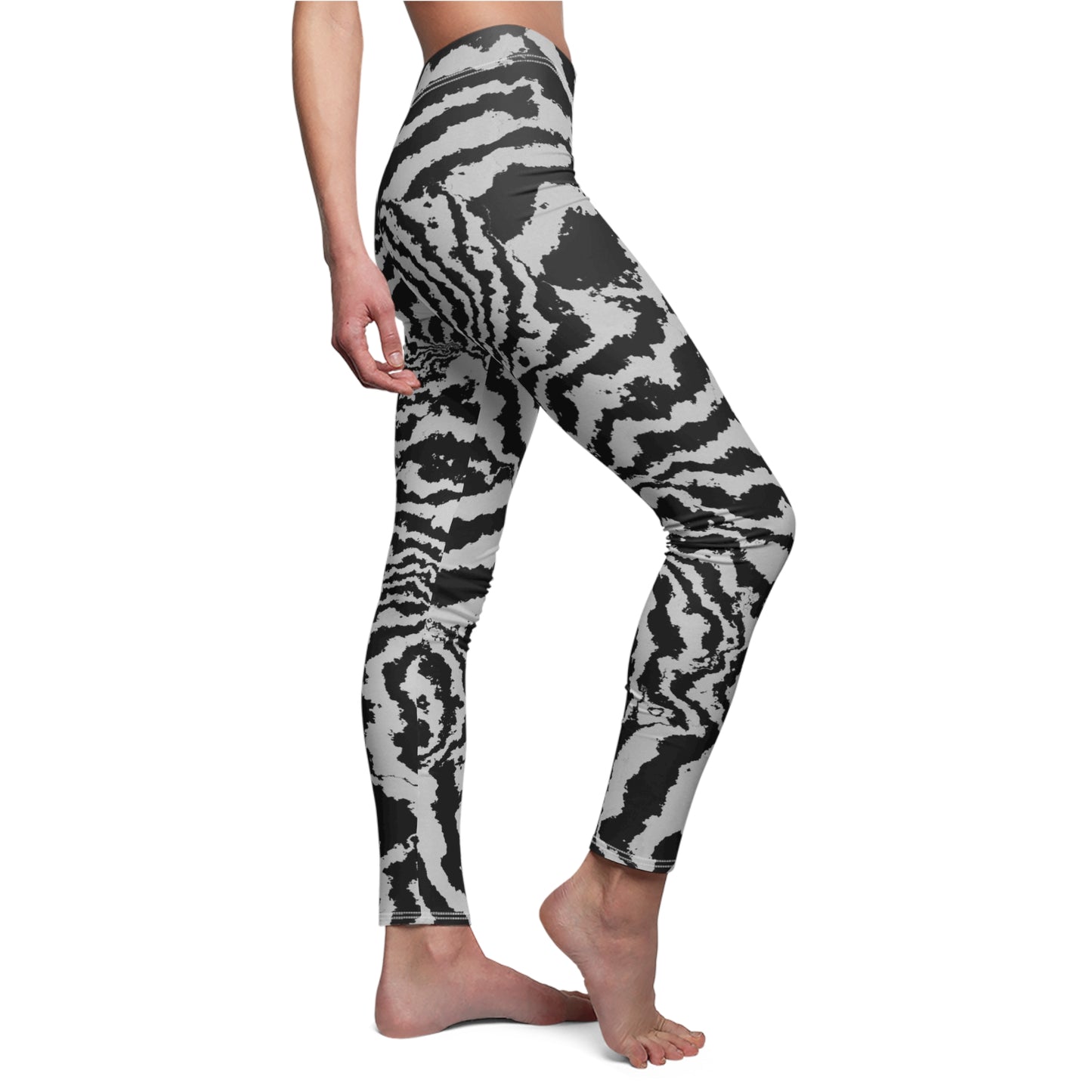 Casual Leggings | Zebra Vibes - Ribooa