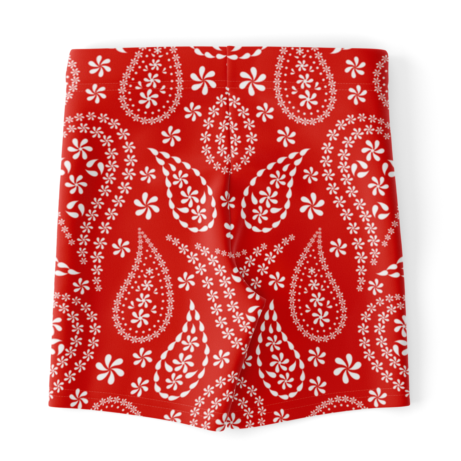 Red Bandana Legging Shorts | HD print