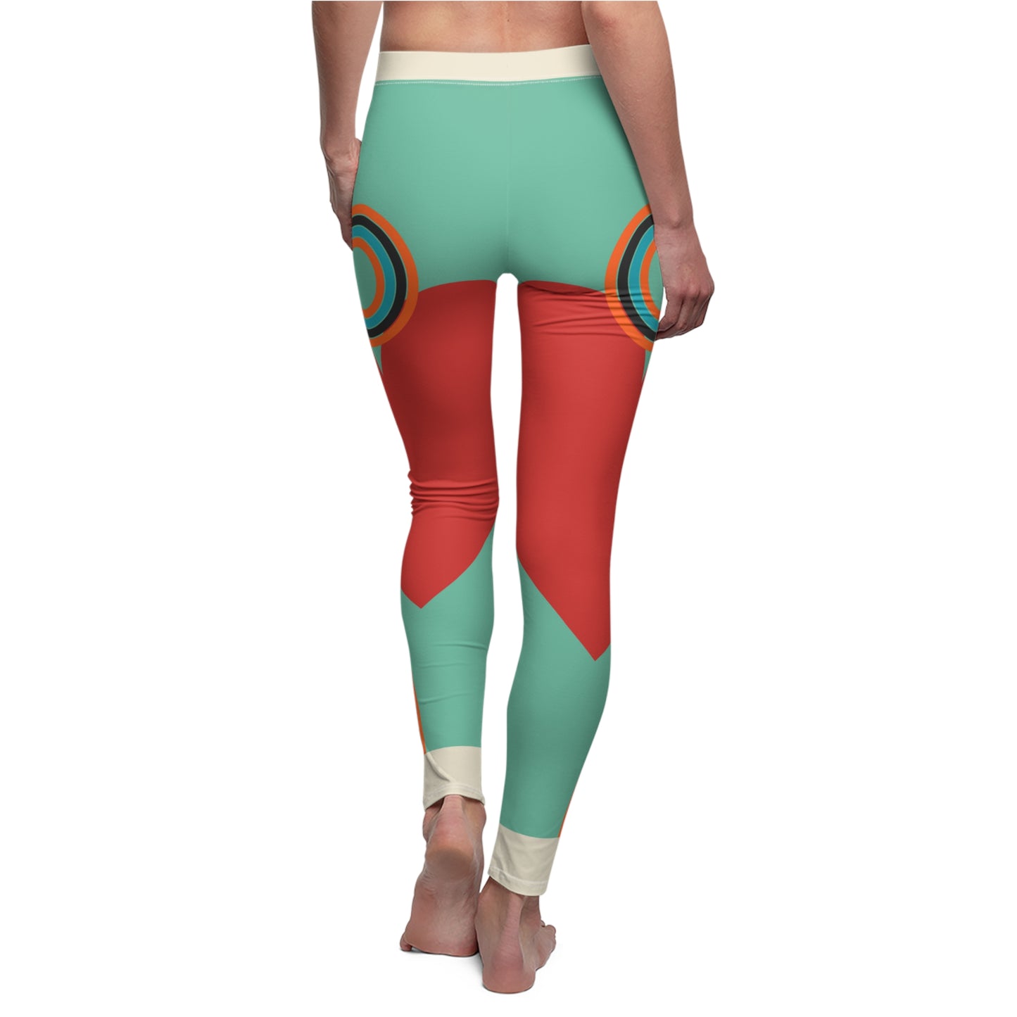 Casual Leggings | Retro Vibes - Ribooa