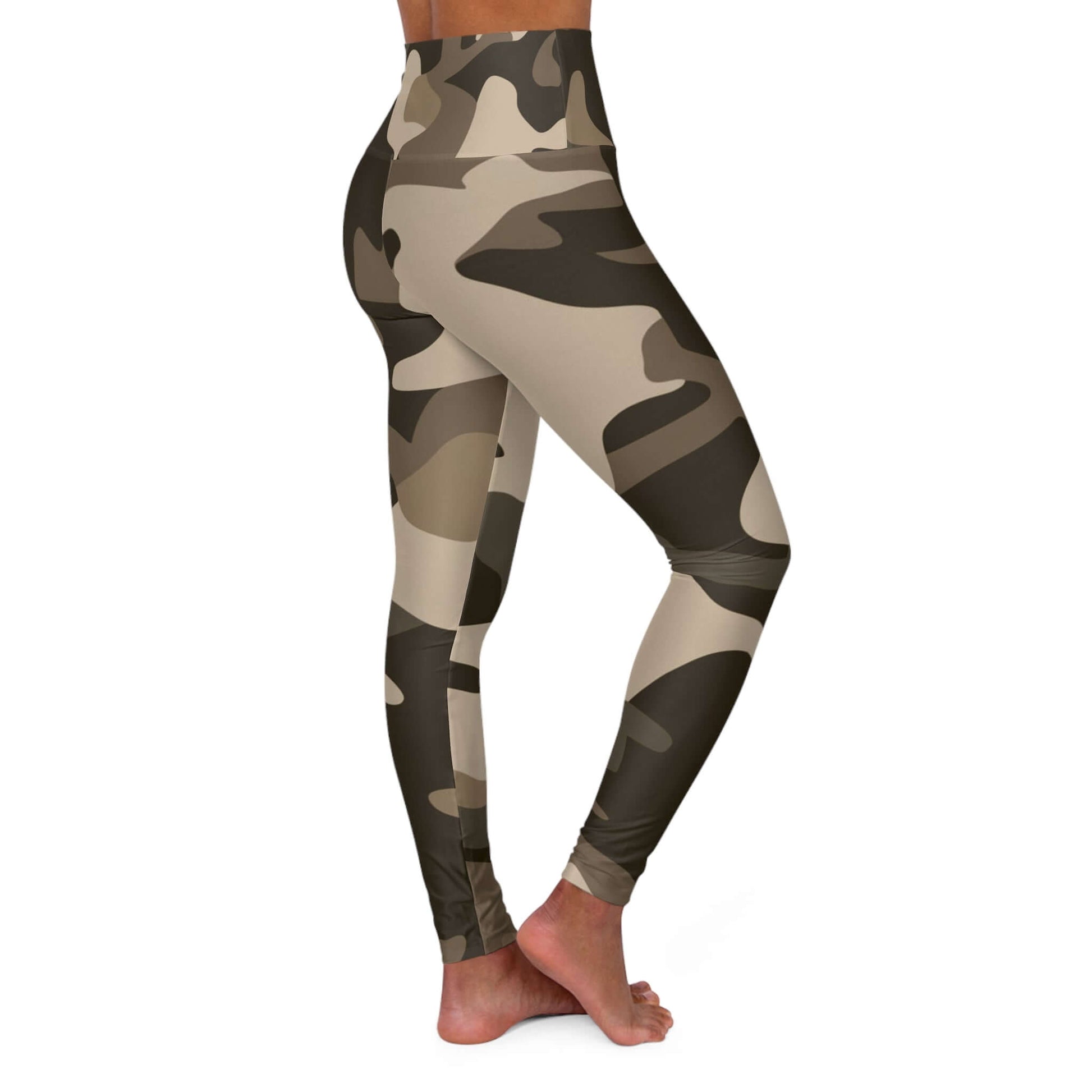 Commando Yoga Leggings | High Waisted Khaki