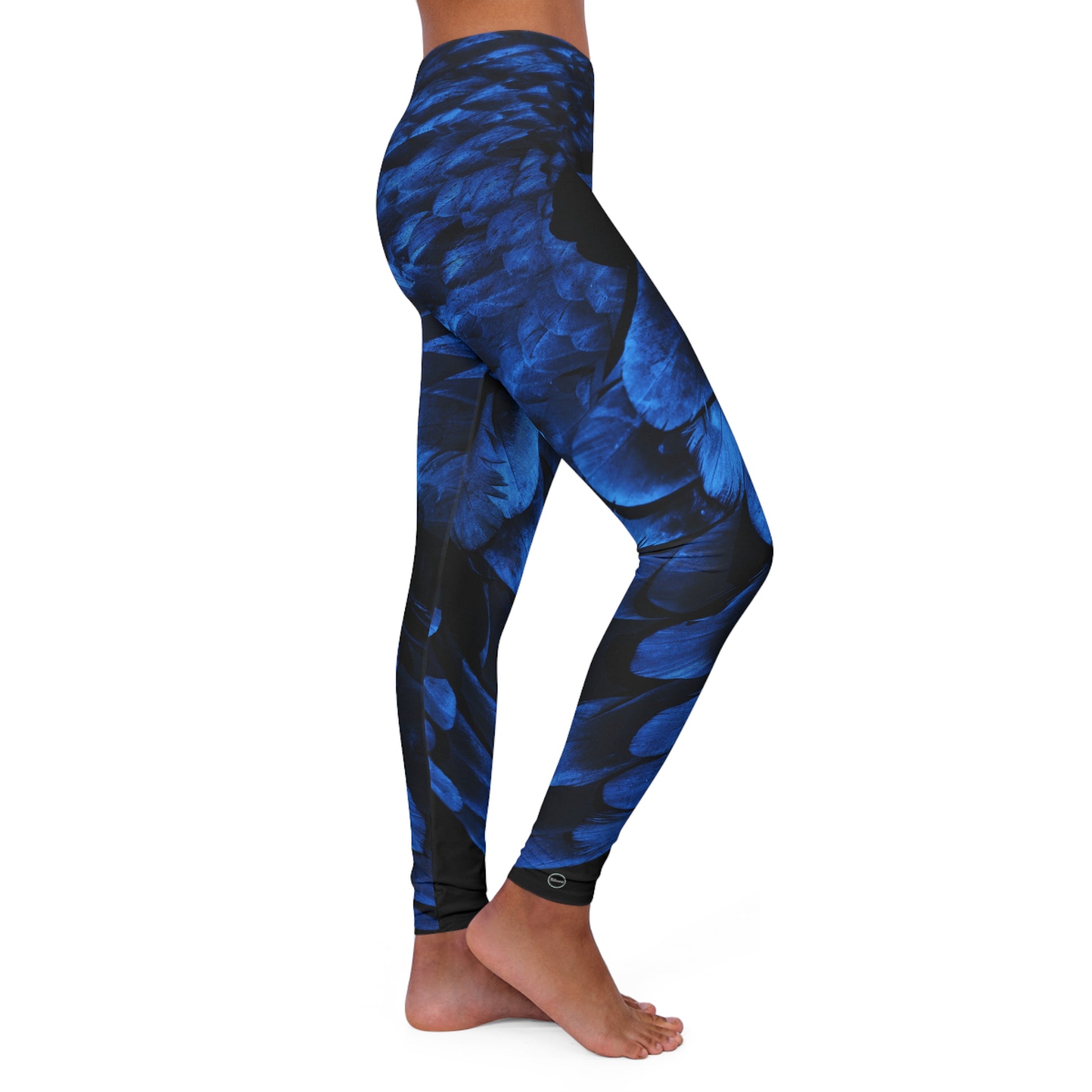 Spandex Leggings | Majestic Blue - Ribooa