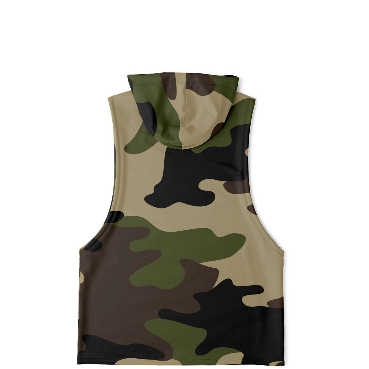 Mongoose Green & Olive Camo Sleeveless Hoodie