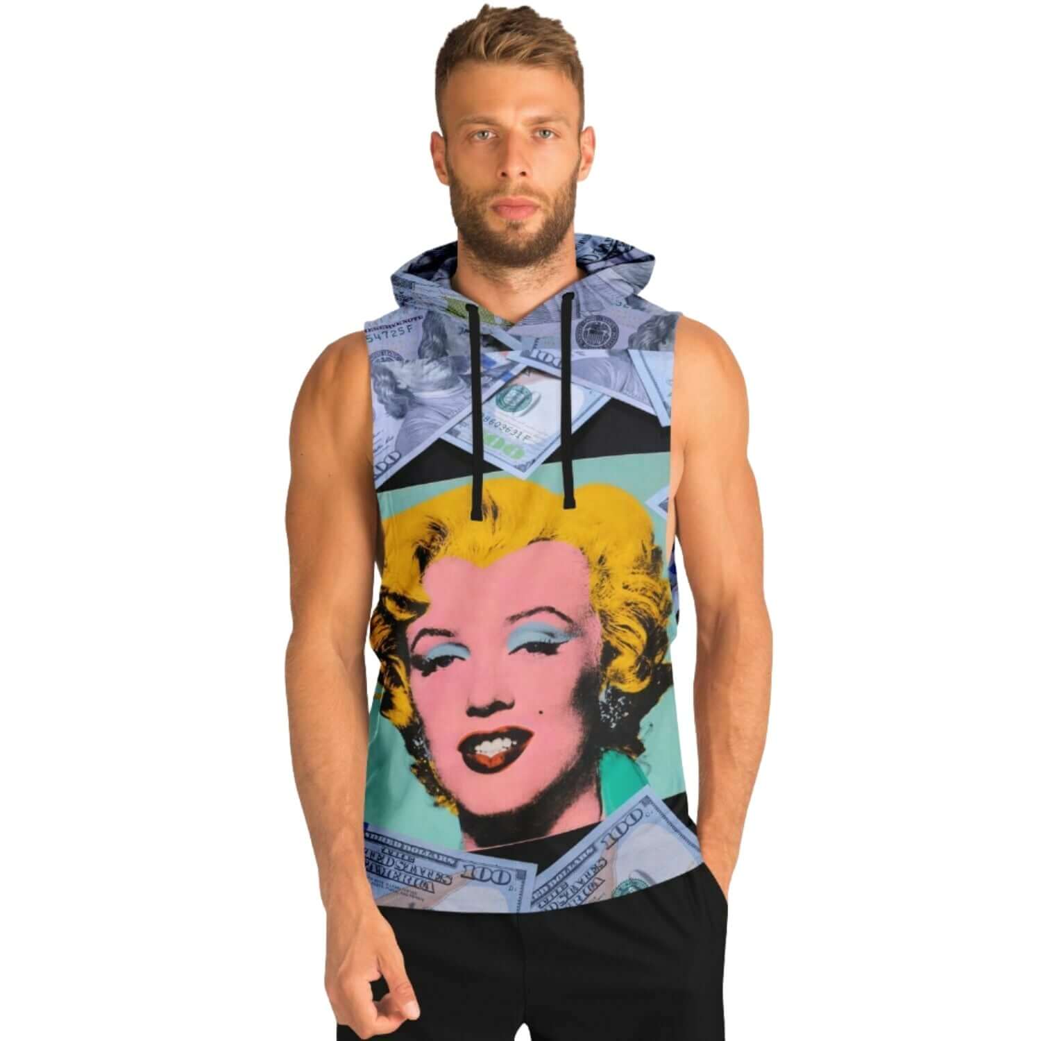 Andy Warhol Sleeveless Hoodie For Men