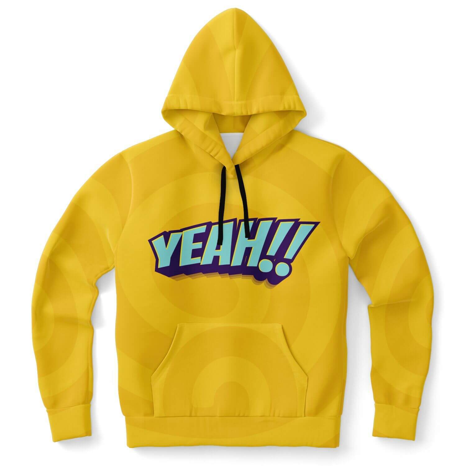 YEAH! Yellow Hoodie | Pop Art HD