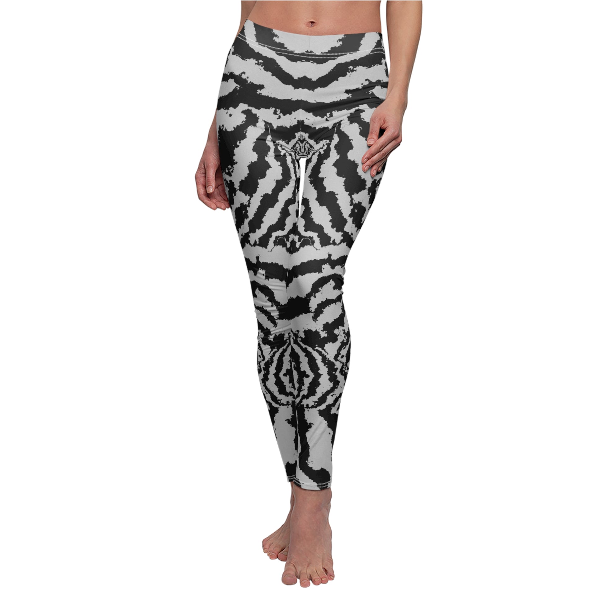 Casual Leggings | Zebra Vibes - Ribooa