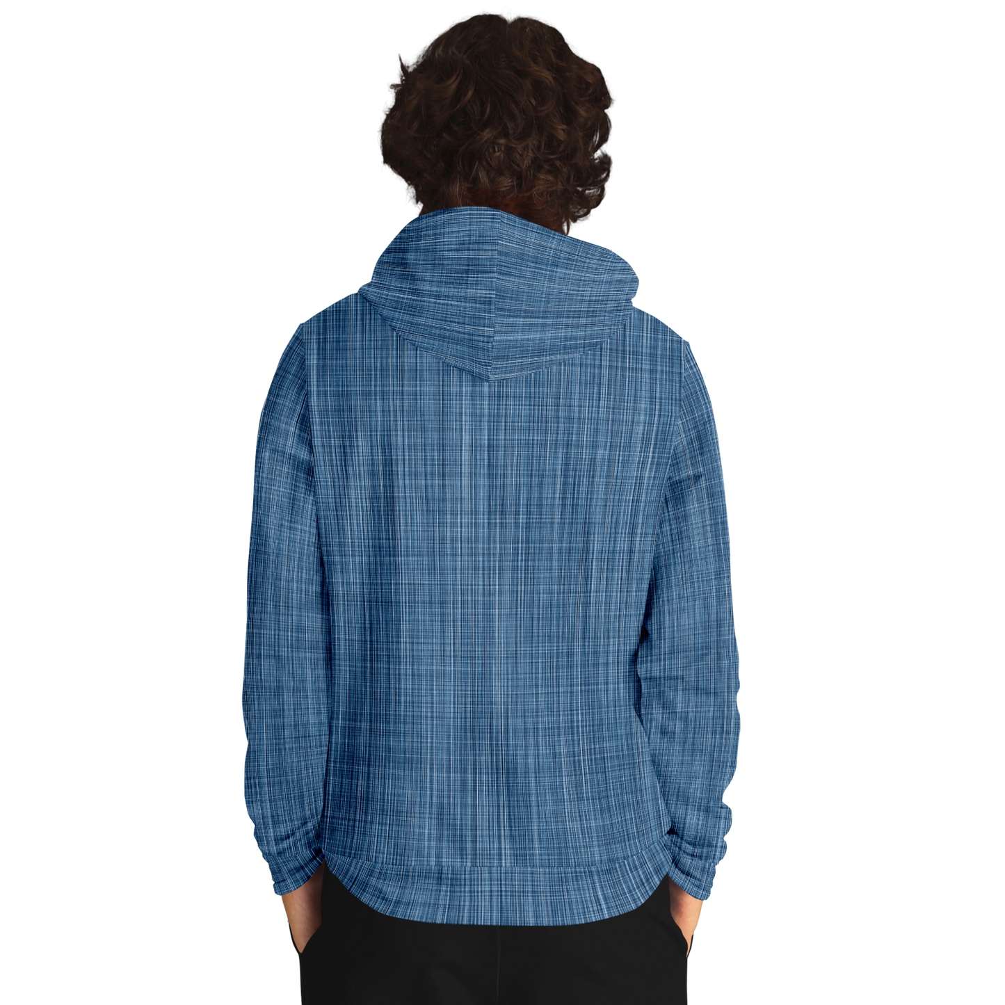 Denim Hoodie | Blue Fabric Texture Design