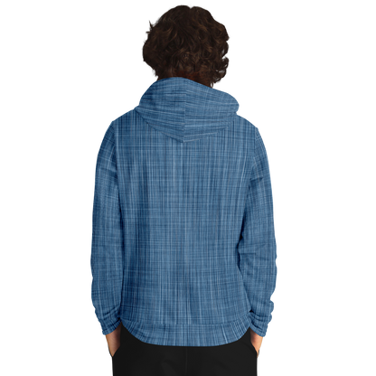 Denim Hoodie | Blue Fabric Texture Design