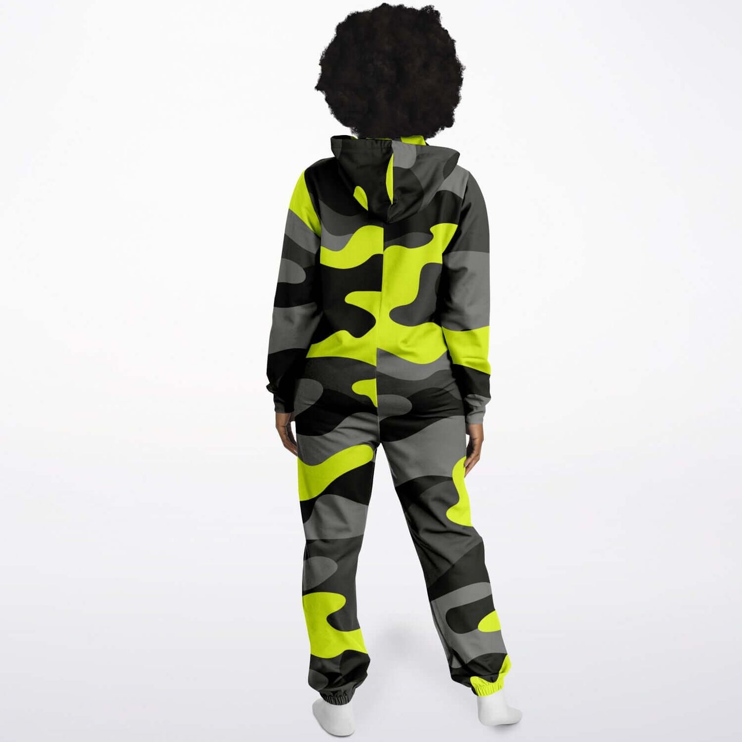 Camo Jumpsuit | Black Gray & Yellow