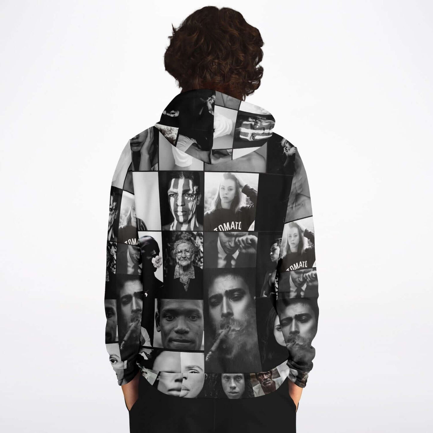 Portraits Black & White Hoodie | Unisex HD