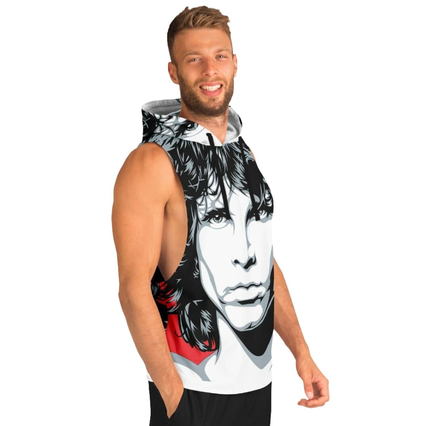 Sleeveless Hoodie | Jim Morrisson Artwork