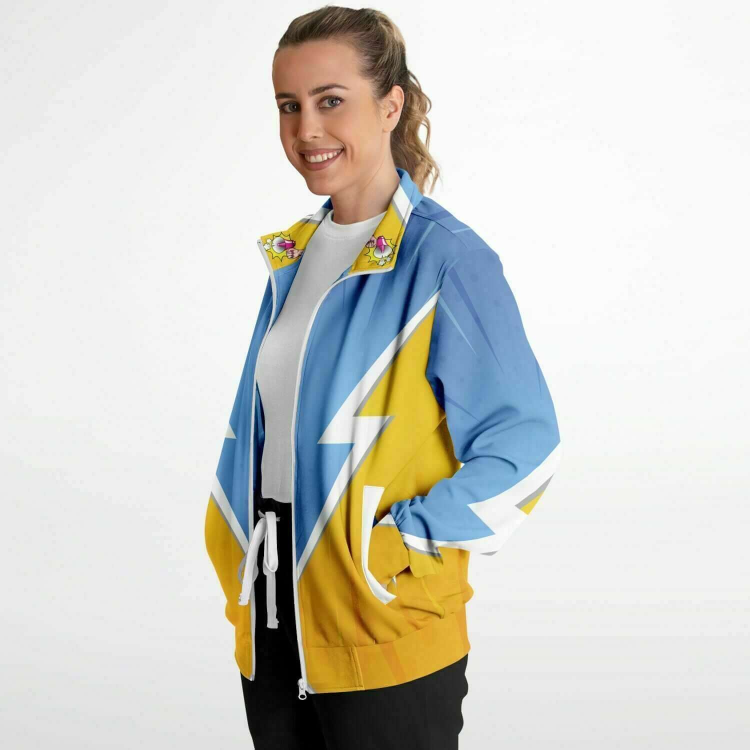 Lightning Bolt Track Jacket | HD Print | Shipping Included - Ribooa