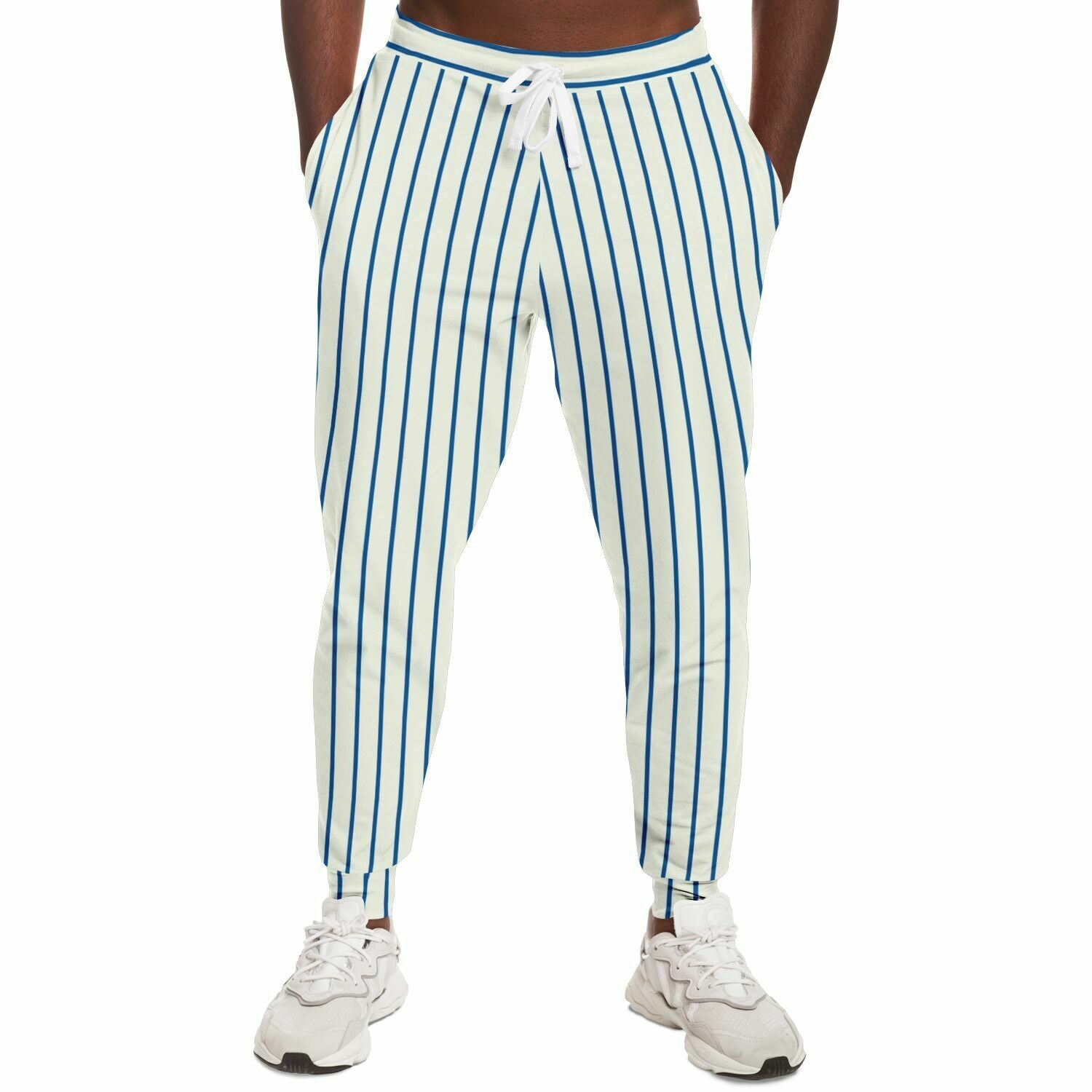 Unisex Track Pants | Thin Blue Lines | White HD