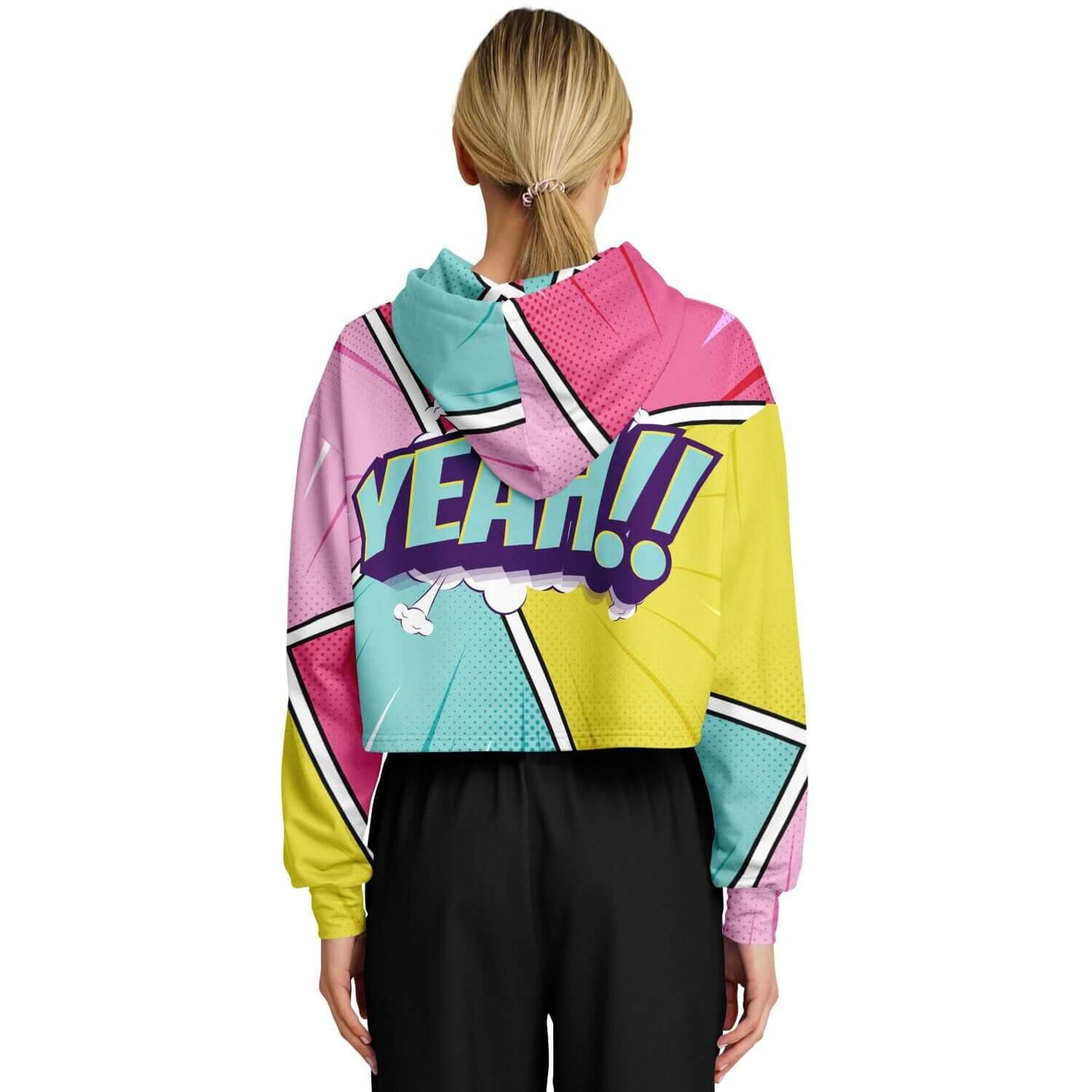 Yeah! Cropped Hoodie For Women