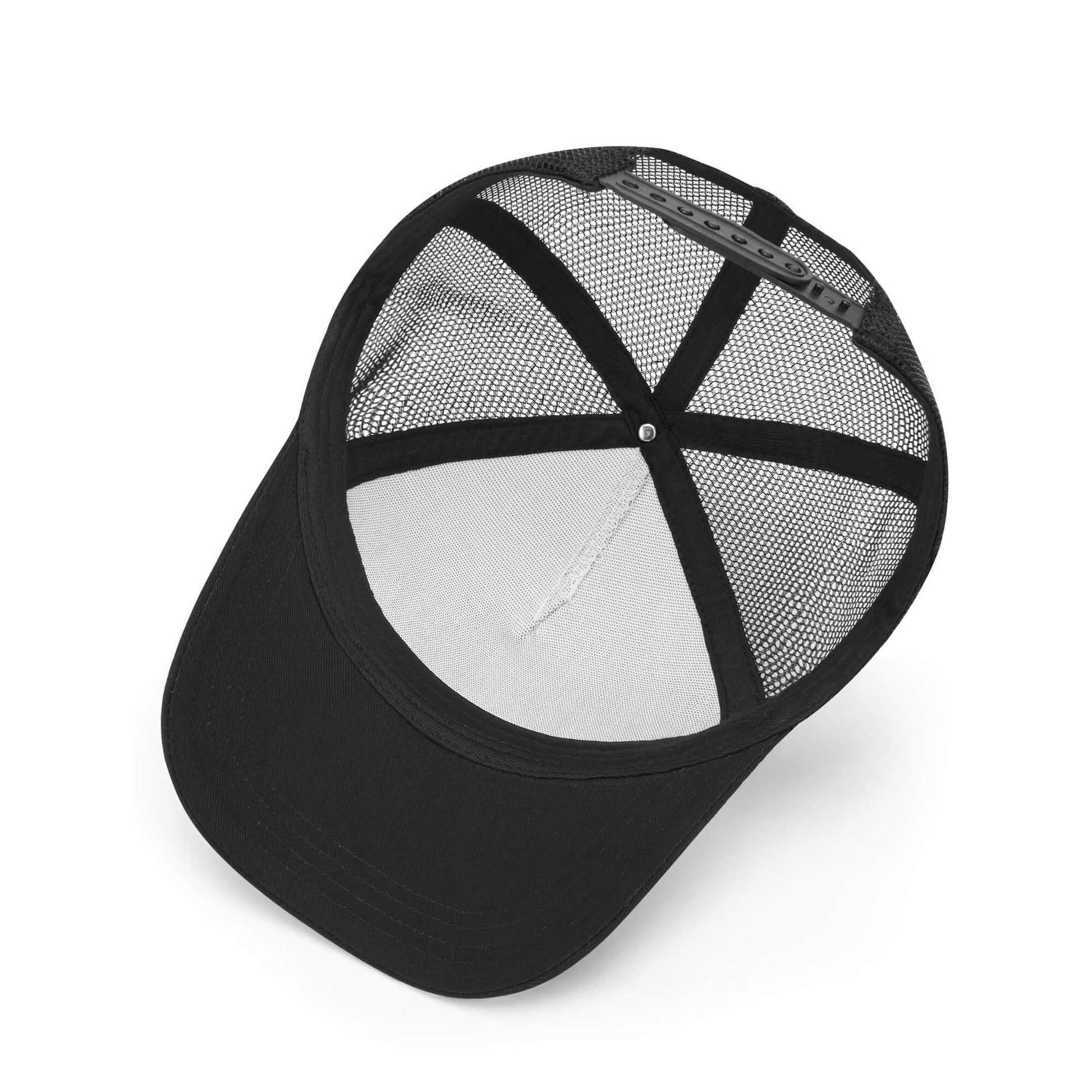 Keffiyeh Trucker Hat | Large Black Knots