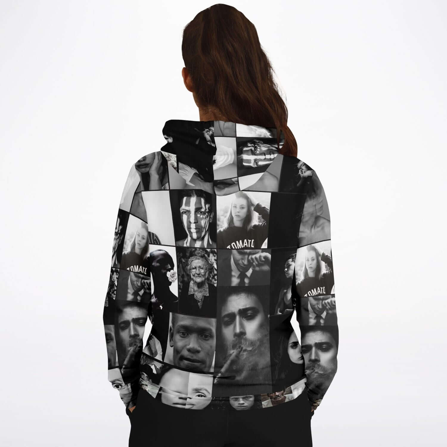 Portraits Black & White Hoodie | Unisex HD