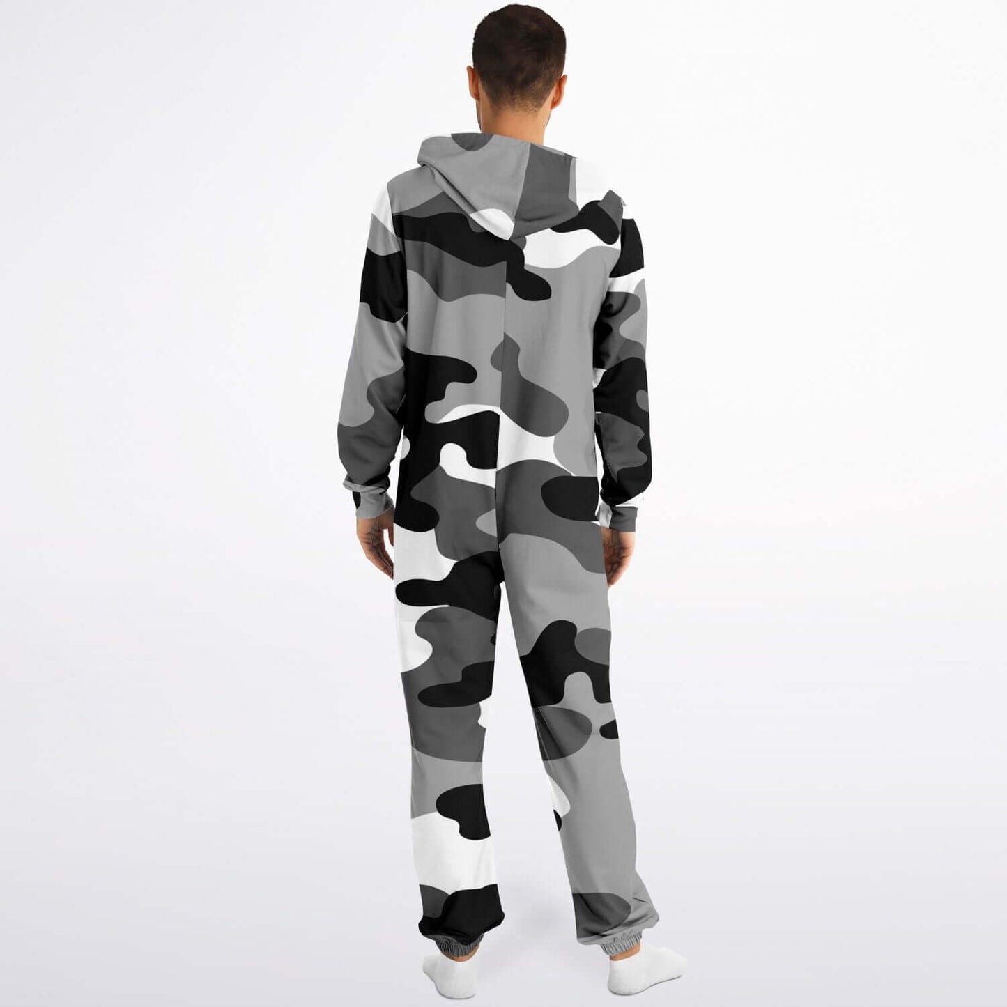 Camo Jumpsuit | Black Gray & White