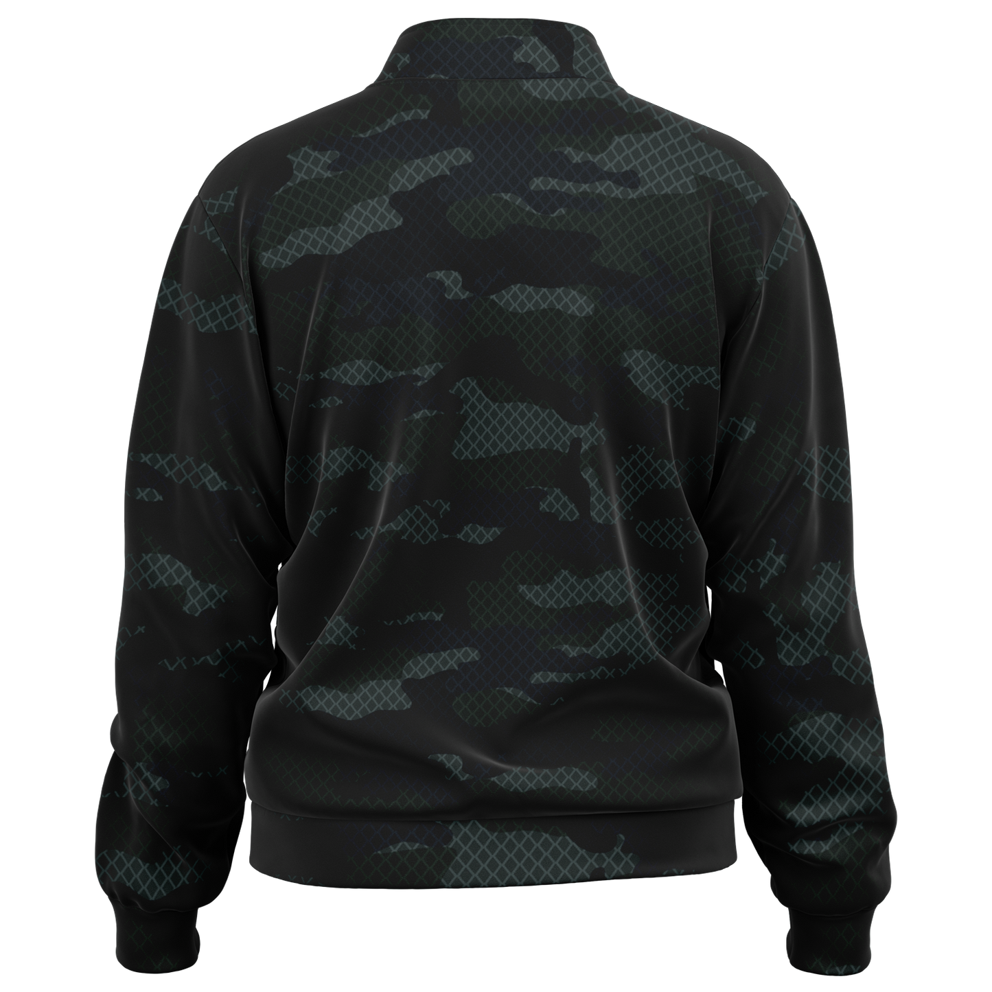 Camo Jacket | Military Dark Green & Black | Unisex