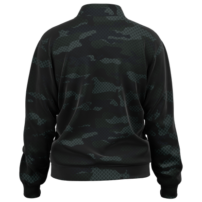 Camo Jacket | Military Dark Green & Black | Unisex