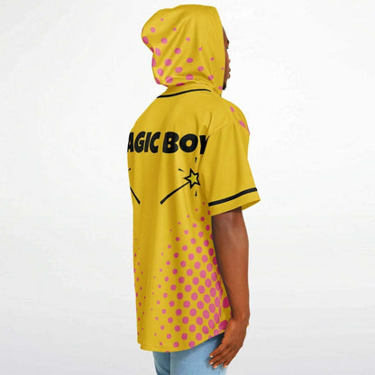 Hooded Baseball Jersey | HD Print - Ribooa