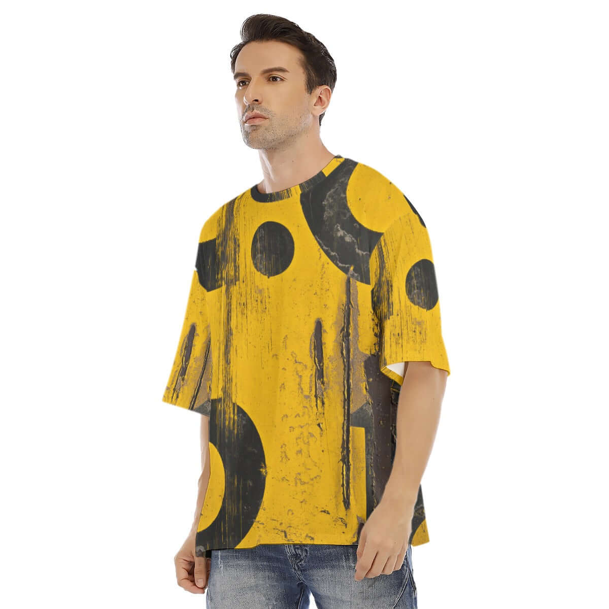 Drop Shoulder Oversized T-shirt | Mechanic Yellow