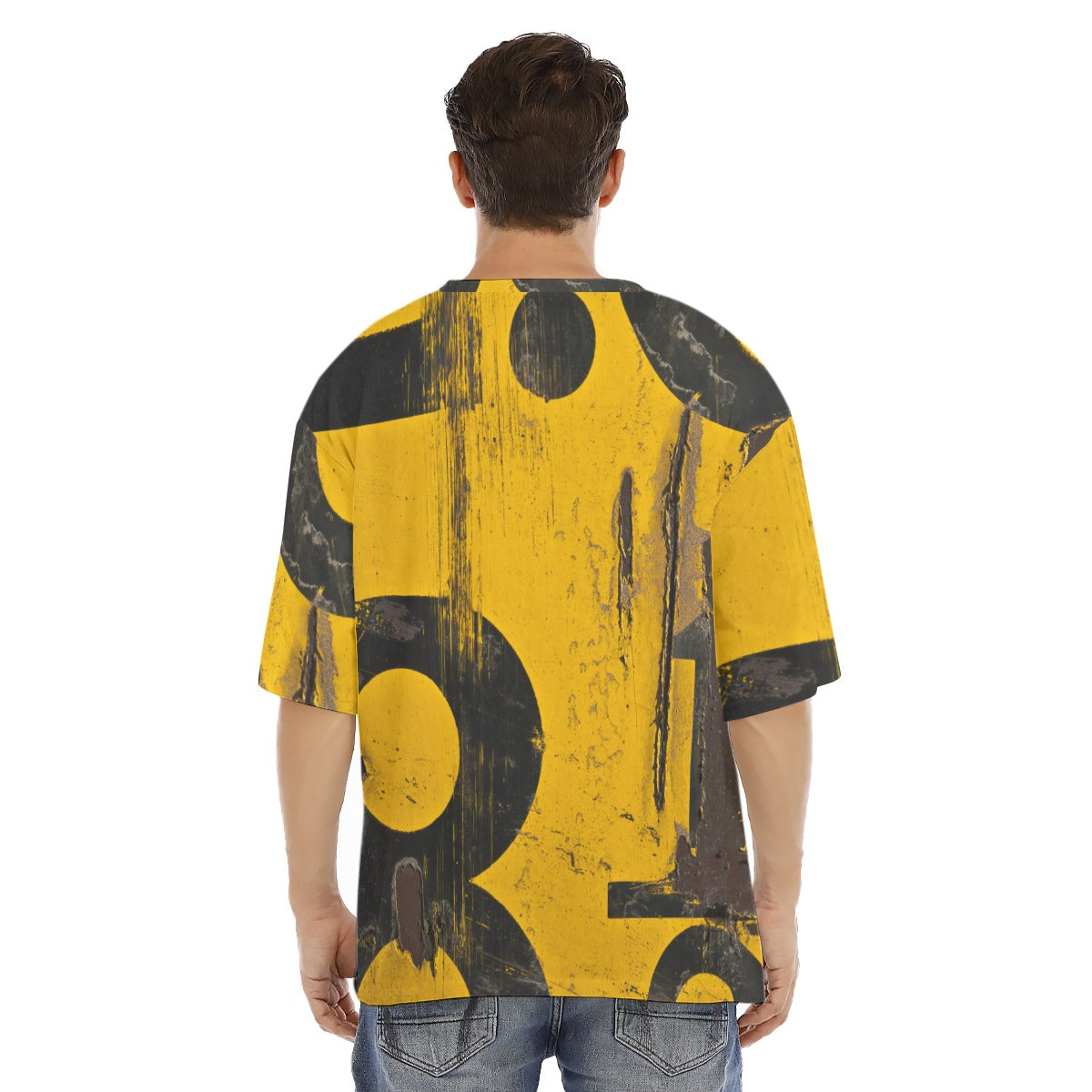 Drop Shoulder Oversized T-shirt | Mechanic Yellow