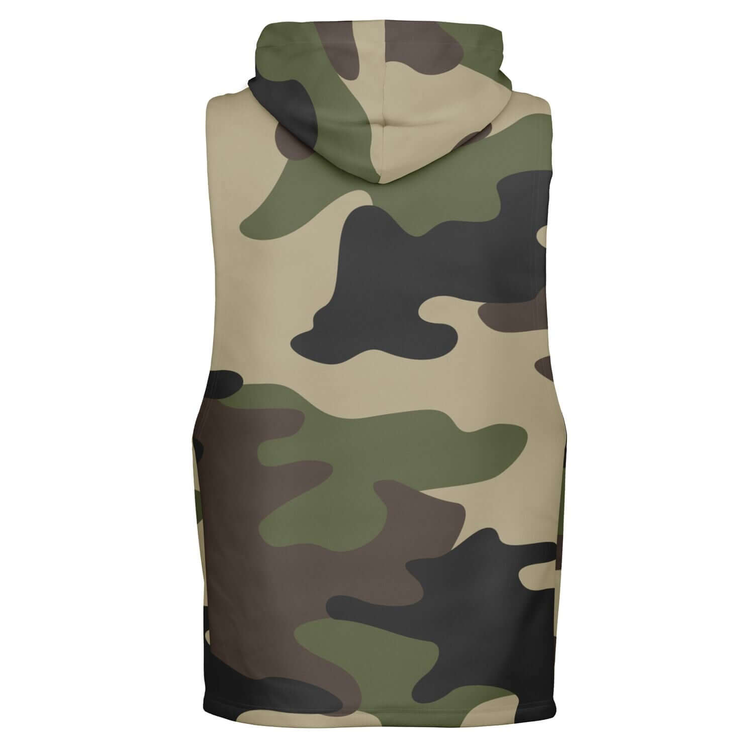 Mongoose Green & Olive Camo Sleeveless Hoodie