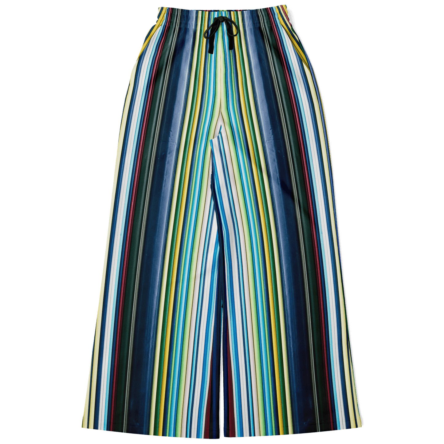 Women's Wide Leg Pants | Colored Thin Lines