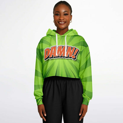 DAMN! Cropped Hoodie For Women