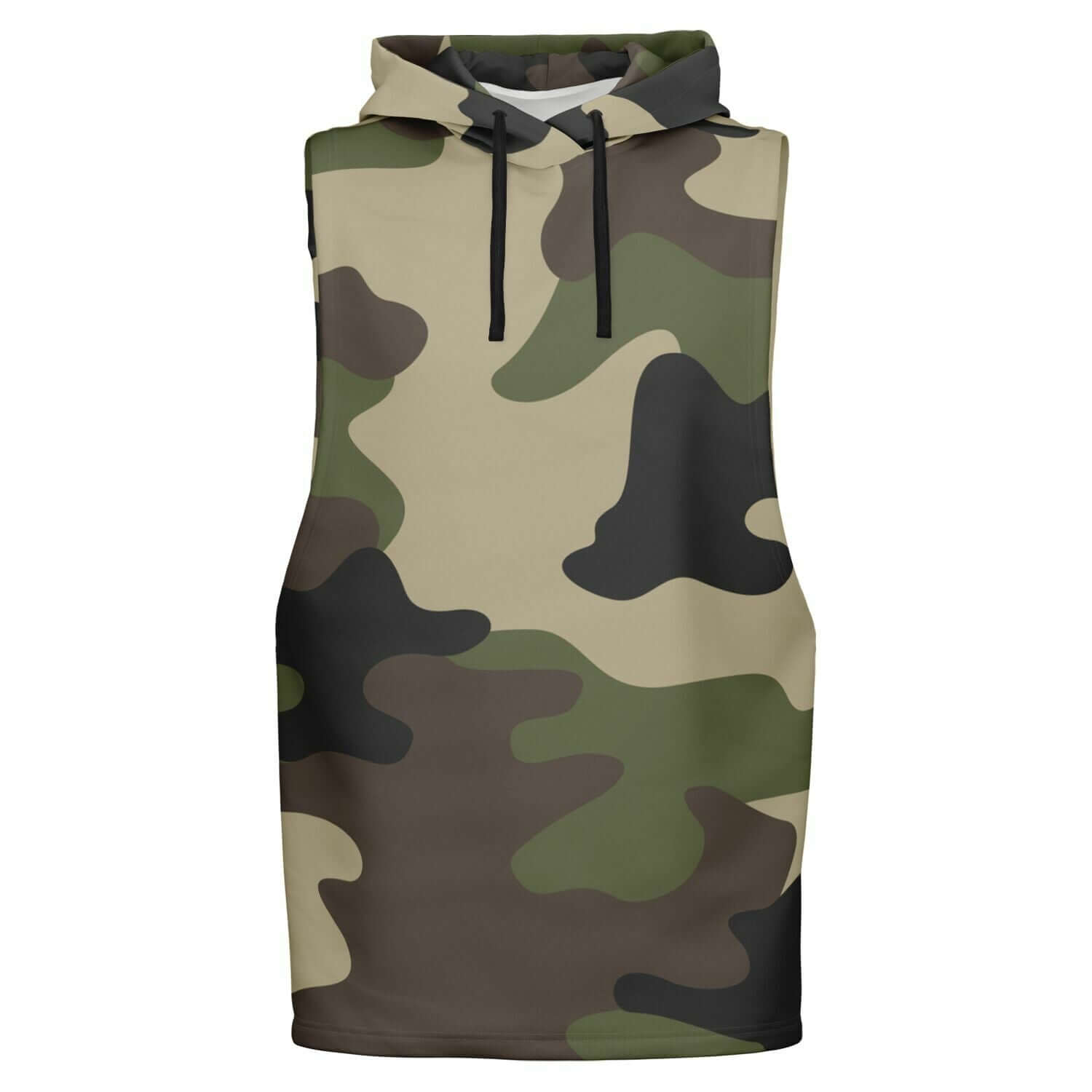 Mongoose Green & Olive Camo Sleeveless Hoodie