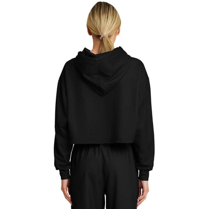 Black PACO Cropped Hoodie