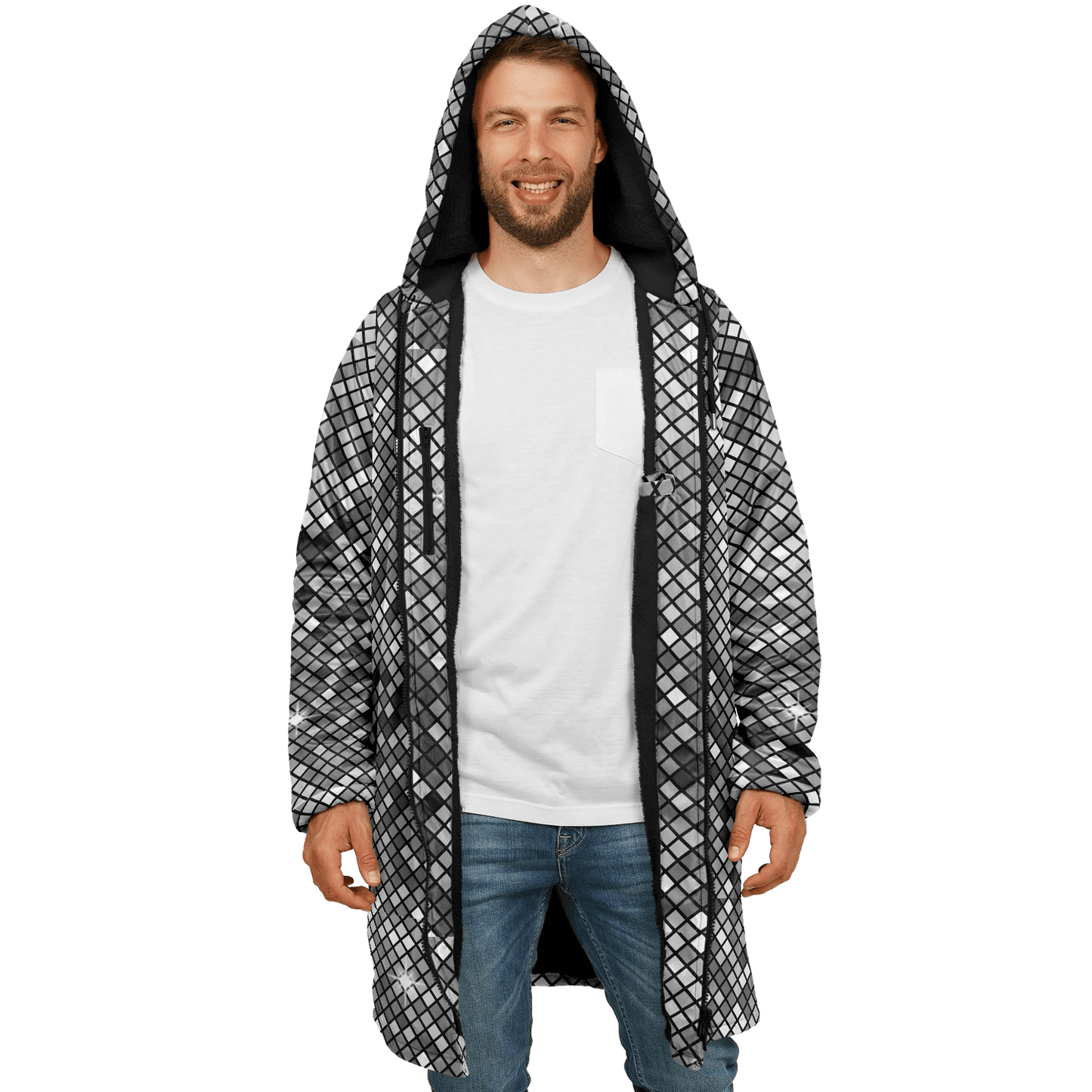 Disco Ball Zipper Cloak | Unisex HD