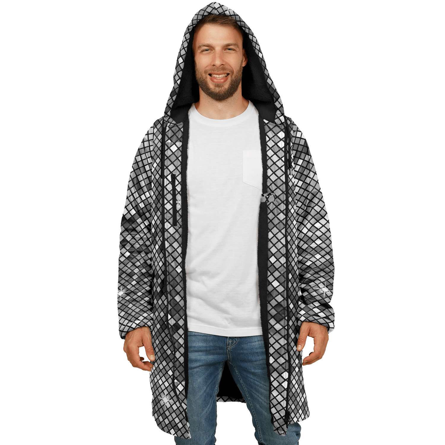 Disco Ball Zipper Cloak | Unisex HD