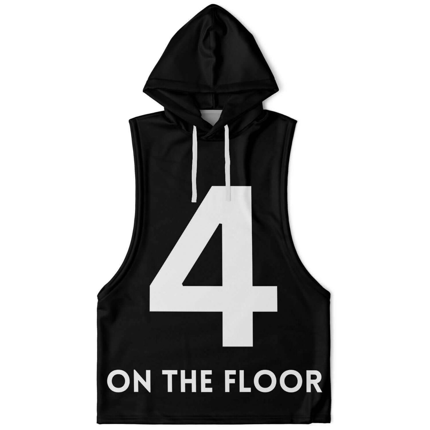Sleeveless Hoodie For Men front flat