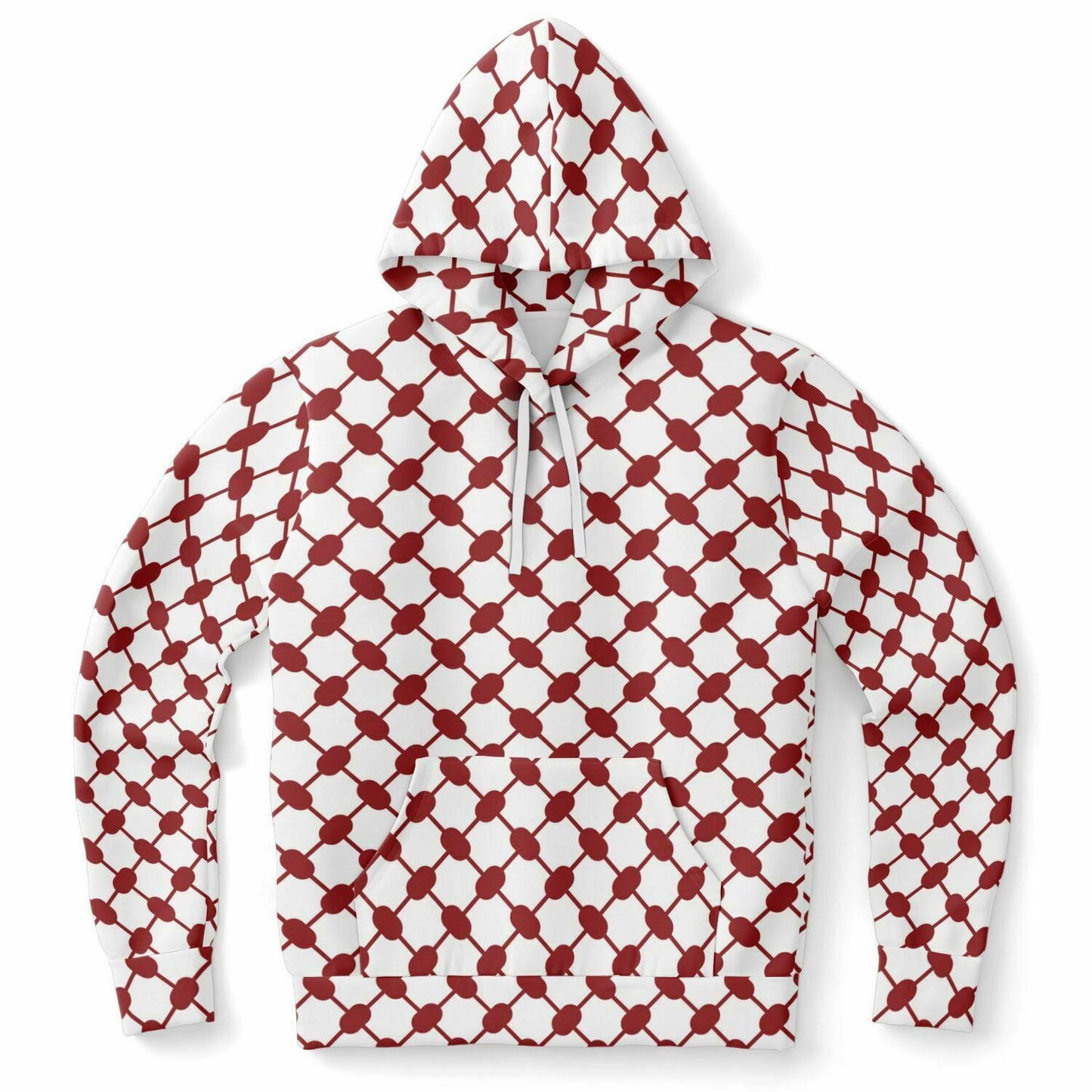 Red Keffiyeh Hoodie | Unisex HD