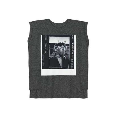 Relaxed Fit Muscle Tee (Front Print) - Ribooa