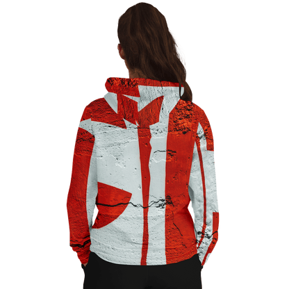 Streetwear Hoodie | Rotterdam Red Grafitti Wall