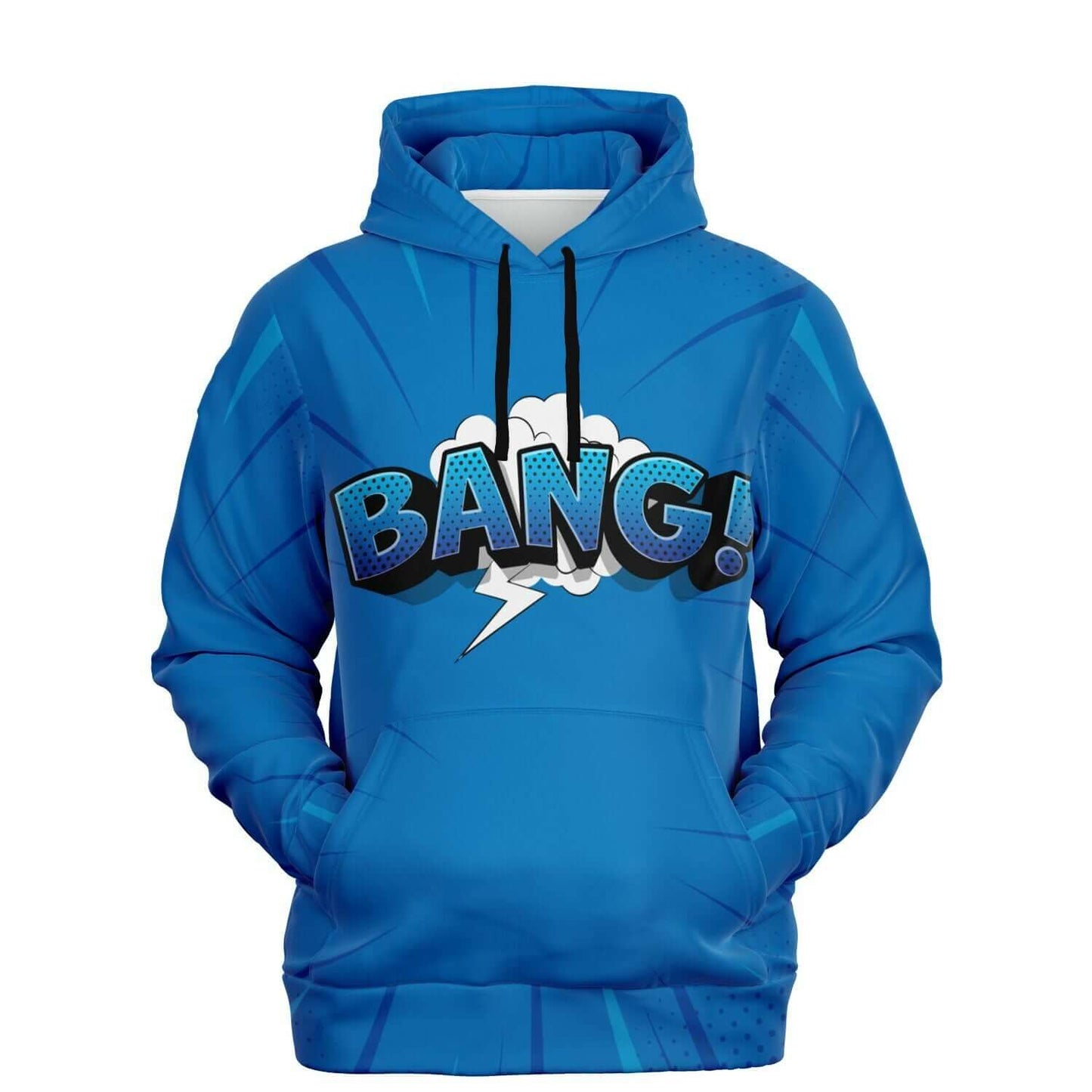 Bang! Blue Hoodie | Pop Art HD